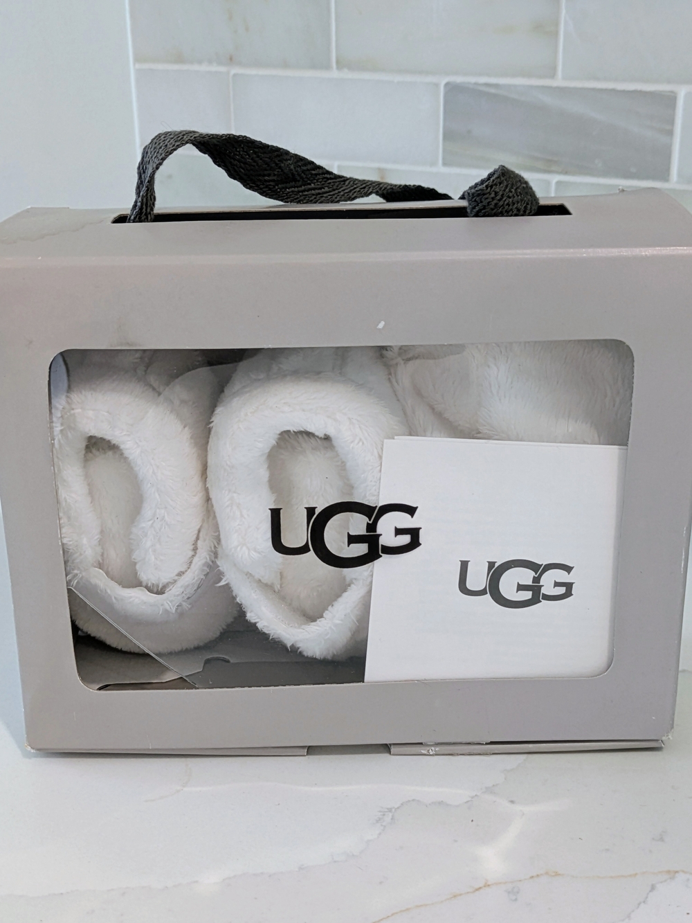 UGG Baby Booties & Hat Set